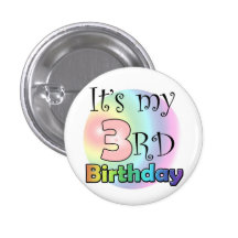 Roze It's my 3rd Birthday Speldje