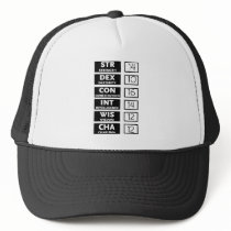 RPG Ability Score (Black & White)