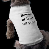 RPG Pet Shirt pet clothing