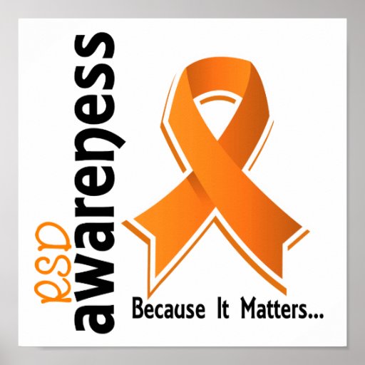 RSD Awareness 5 Reflex Sympathetic Dystrophy Poster