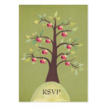 RSVP Apple Tree Watercolor Nature Wedding Cards Business Card Template