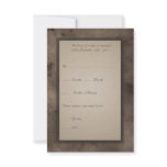 RSVP Card for Steampunk Zeppelin Wedding Set invitations
