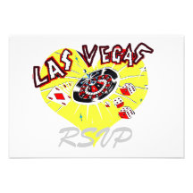 RSVP Las Vegas Guest Reply Enclosure Invitation