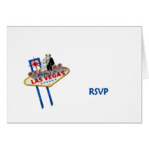 RSVP LAS VEGAS WEDDING CARD