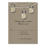 RSVP Mason Jar Wedding Announcements