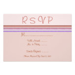 RSVP pastel stripes invitations