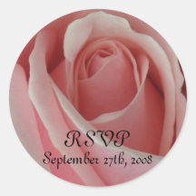 RSVP Pink Rose Sticker