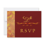 RSVP Reply Cards - Autumn Wedding Invitations