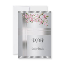 RSVP sweet 16 Birthday Invitation