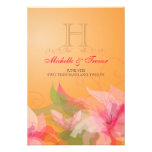 RSVP - Tanerine Floral Garden Reply Cards Personalised Announcement