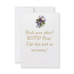 RSVP Wedding Invitation