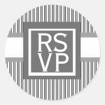 RSVP Wedding Sticker