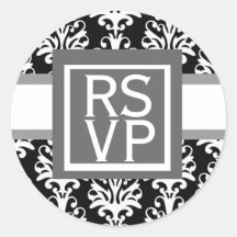 RSVP Wedding Sticker