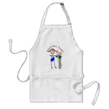 RT Chick O2 Tank and Ambu Bag Stick People Aprons
