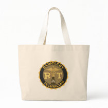 RT RADIOLOGY TECHNICIAN BADGE - LOGO TOTE BAG