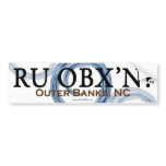 RU OBX'N BUMPER STICKER