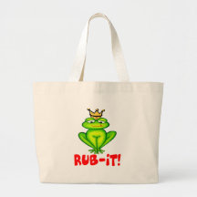 Rub-it Frog Prince Canvas Bag