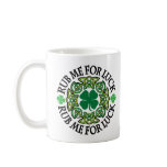 Rub Me For Luck Irish mugs