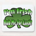 Rub Me For Luck Mousepad
