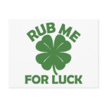 Rub Me For Luck postcards