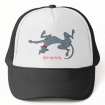 Rub my belly cap mesh hats