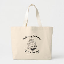Rub my tummy. I'm gay. T-shirt Canvas Bags
