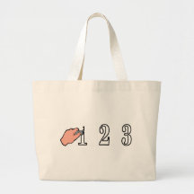 Rub one out tote bag