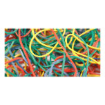 Rubber bands photo cards