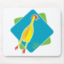 rubber chicken mouse pad