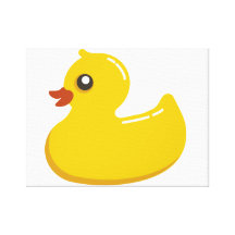 Rubber Duck Canvas Print