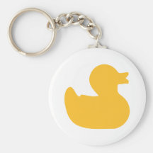 Rubber duck keychain