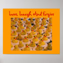 Rubber Ducks Affirmation Photo Poster Print