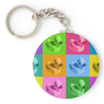 Rubber Ducks Keychain
