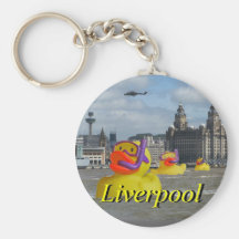 Rubber Ducks On The Mersey Keychains