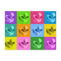 Rubber Ducks Post Card