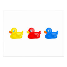 Rubber Ducks Postcard