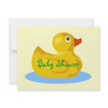Rubber Ducky Baby Shower Invitations