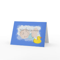 Rubber Ducky birth announcement