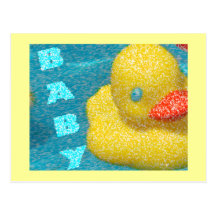 Rubber Ducky Postcard