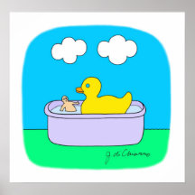 Rubber Ducky Print