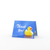 Rubber Ducky Thank You Notes