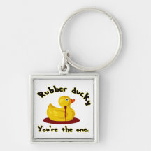 Rubber Ducky - You're The One - Bleeding Duck Keychains