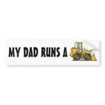 Rubber Tire Loader Construction Equipment bumper stickers