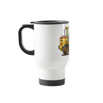 Rubber Tire Loader Construction Equipment Coffee Mugs