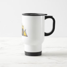 Rubber Tire Loader Construction Equipment Coffee Mugs