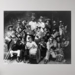 Rube Band, 1908 Poster