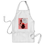 Rube Goldberg Burlesque Queen apron