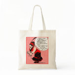 Rube Goldberg Burlesque Queen tote bag
