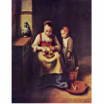 Rübenschälerin By Maes Nicolaes (Best Quality) photo sculptures