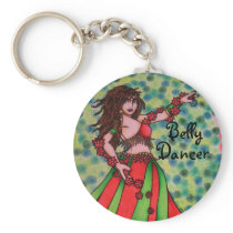 Ruby Belly Dancer Key Chain